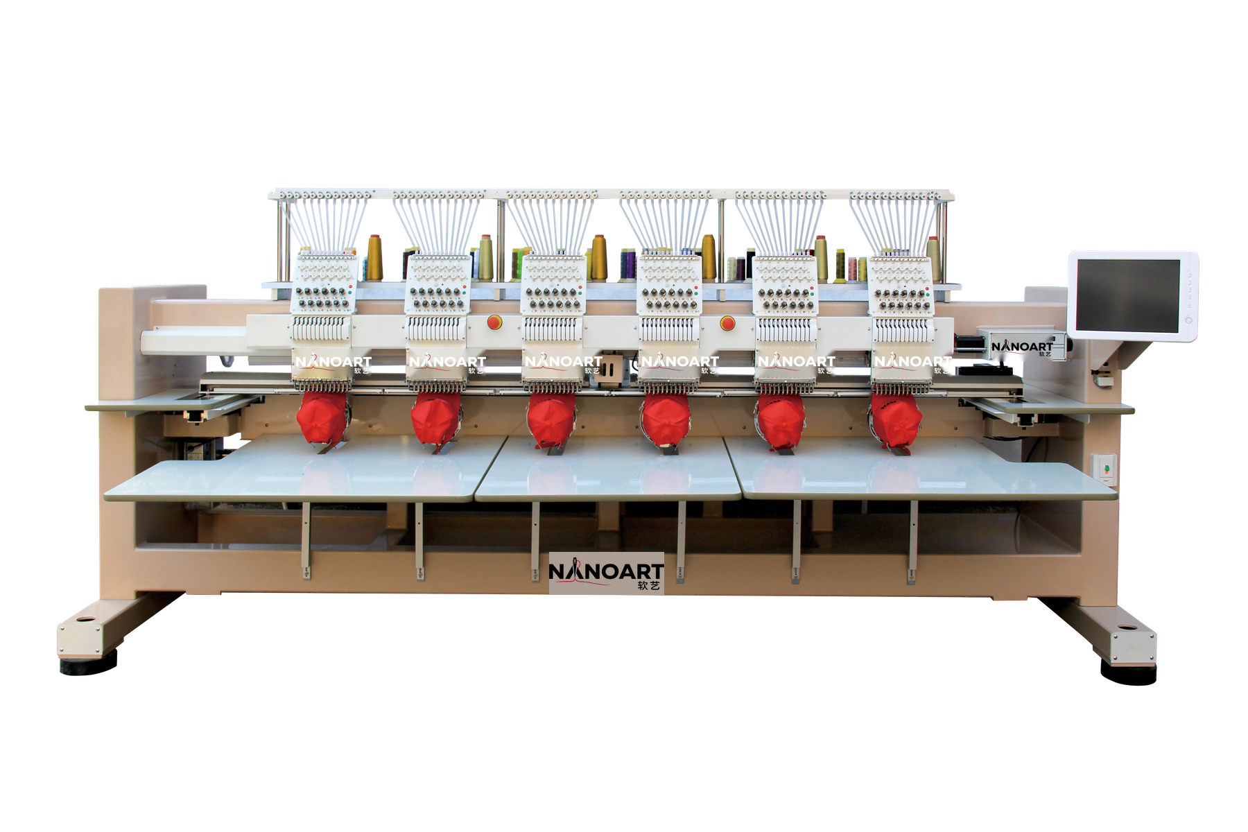 TH-1206 / TH-1208 Industrial Cap Embroidery Machine